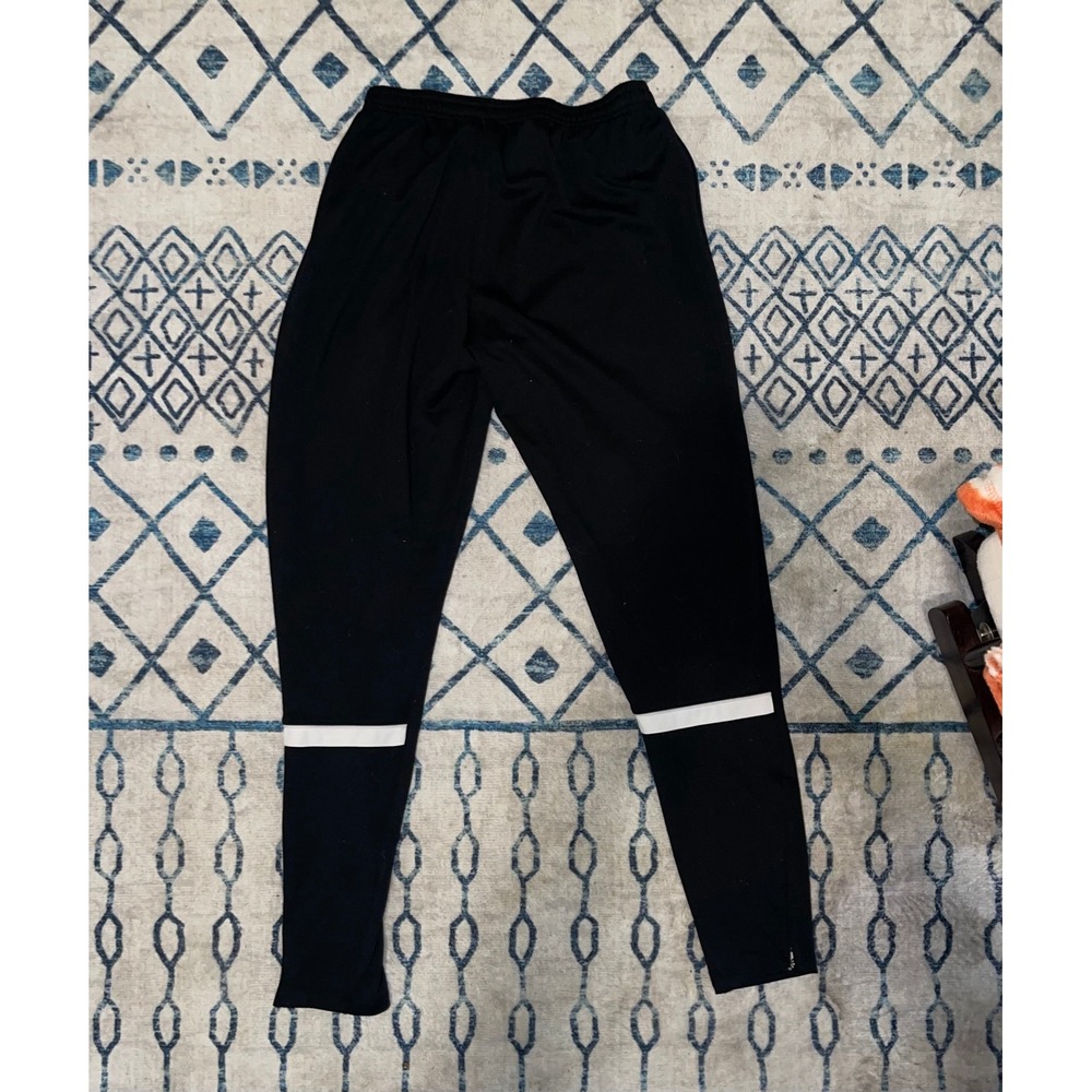 Nike Dri-FIT Essential Women's Running Pants Black Reflective Zip XS - Picture 2 of 5